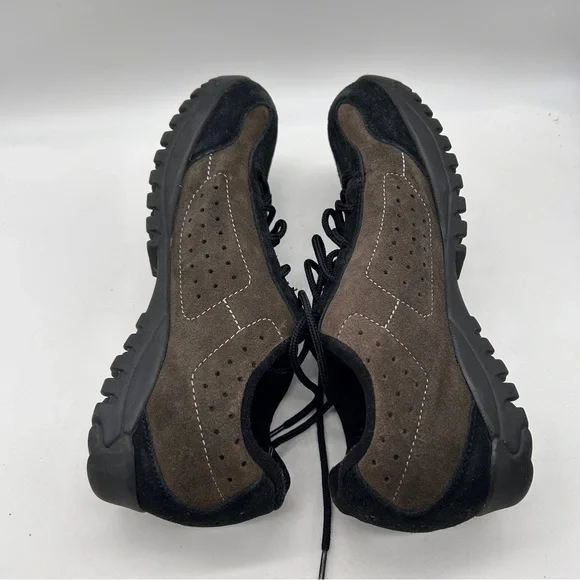 Shimano Spin Shoes SH-MT21 Womens Spinning Brown Black Suede GC - Picture 9 of 16